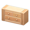 Wooden-block Chest Natural