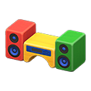 Animal Crossing Wooden-block Stereo|Colorful Image