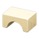 Wooden-block Stool Mixed wood