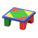 Animal Crossing Wooden-block Table|Colorful Image