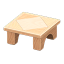 Wooden-block Table Natural