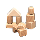 Wooden-block Toy Natural