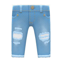Worn-out Jeans Light blue