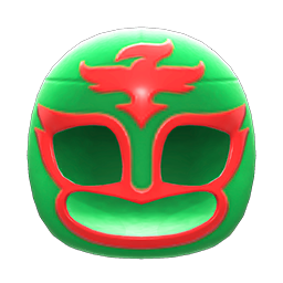 Wrestling Mask Green