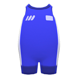 Animal Crossing Wrestling Singlet|Blue Image