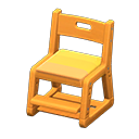 Writing Chair Light brown / Yellow