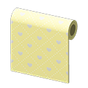 Animal Crossing Yellow Heart-pattern Wall Image