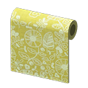 Animal Crossing Yellow Intricate Wall Image