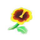 Animal Crossing Yellow Pansies Image