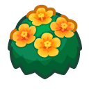 Animal Crossing Yellow-hibiscus Bush Image