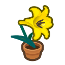 Animal Crossing Yellow-lily Plant Image