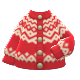 Yodel Cardigan Red