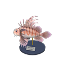 Animal Crossing Zebra Turkeyfish Model Image