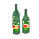 Decorative bottles Apple labels Label Green