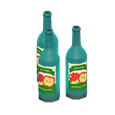 Decorative bottles Apple labels Label Light blue