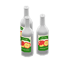 Decorative bottles Apple labels Label White