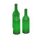 Decorative bottles None Label Light green