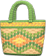 Animal Crossing Diamond-weave basket bag Image