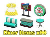 Diner Items x96