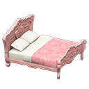Elegant bed Pink roses Duvet cover Pink