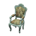 Elegant chair Botanical Fabric Blue