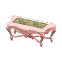 Elegant console table Botanical Cloth Pink