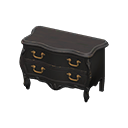 Elegant dresser None Cloth Black