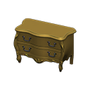 Elegant dresser None Cloth Gold