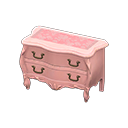 Elegant dresser Pink roses Cloth Pink