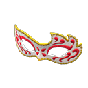 Elegant masquerade mask Red