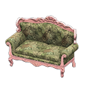 Elegant sofa Botanical Fabric Pink
