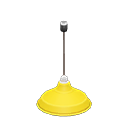 Enamel lamp Yellow