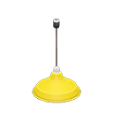 Enamel lamp Yellow