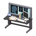 Examination-room desk Person Radiogram Black