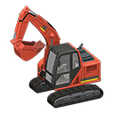 Excavator Red