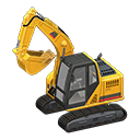 Excavator Yellow