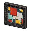 Animal Crossing Fancy frame|Abstract painting Art genre Black Image
