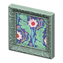 Fancy frame Repeating-pattern painting Art genre Green