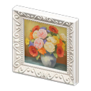 Fancy frame Still life Art genre White