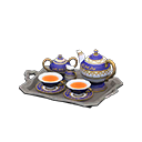Animal Crossing Fancy tea set|Blue Image