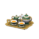 Fancy tea set Green