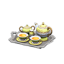 Fancy tea set Yellow