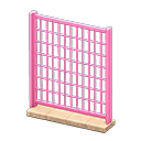 Fence None Sign Pink
