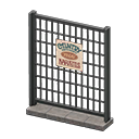 Fence Vintage sign Sign Black