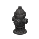 Animal Crossing Fire hydrant|Black Image