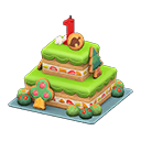 Animal Crossing First-anniversary cake Image