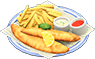 Animal Crossing Fish and chips Image