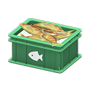Fish container Fish Label Green
