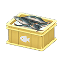 Fish container Fish Label Yellow