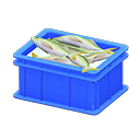 Fish container None Label Blue